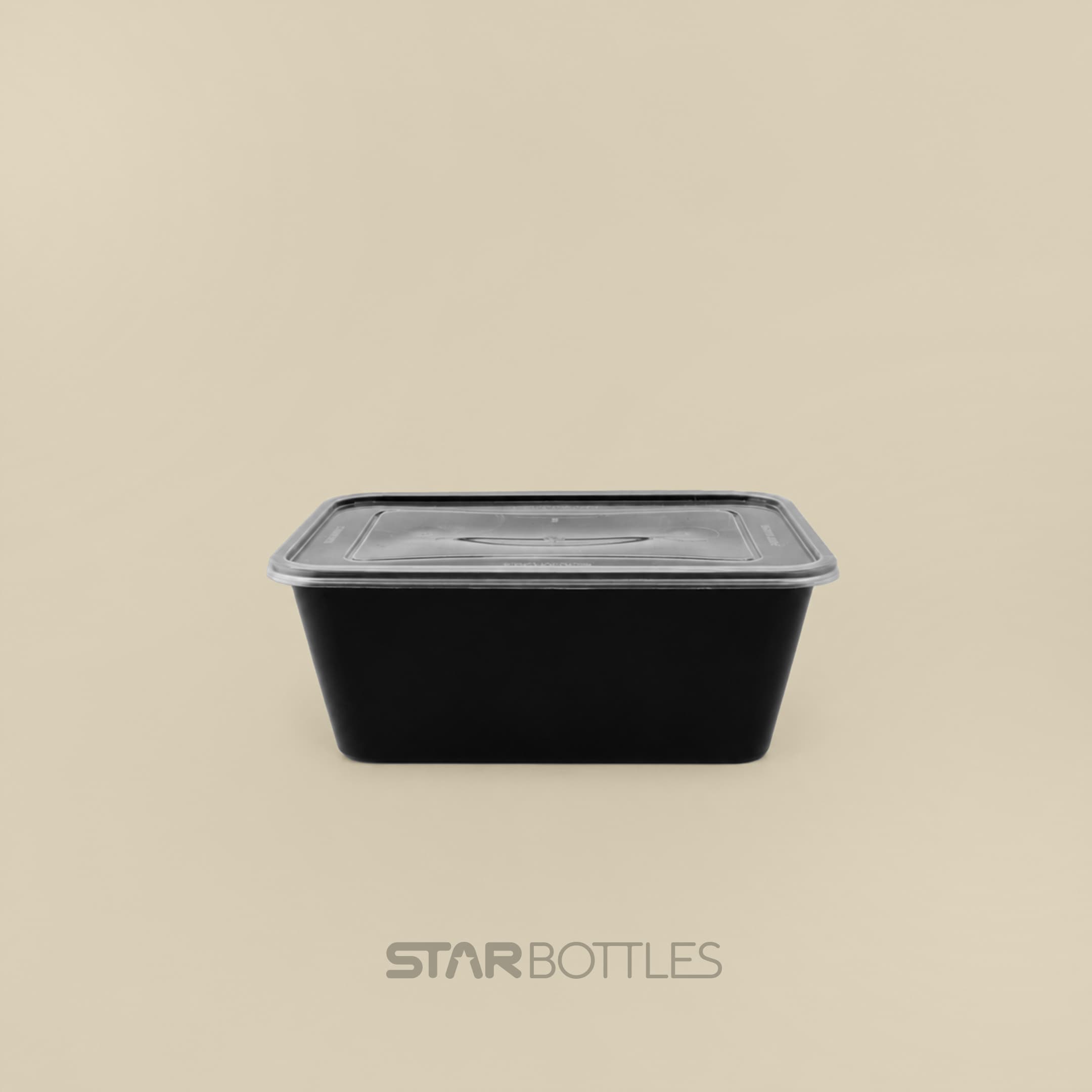 1000ML DISPO RECTANGLE BLACK